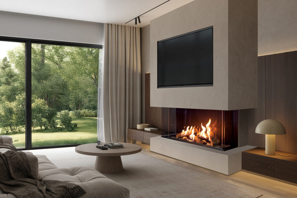 UrbanaFoyer au gaz U50 Tall Ultra Fireplace – Image 4