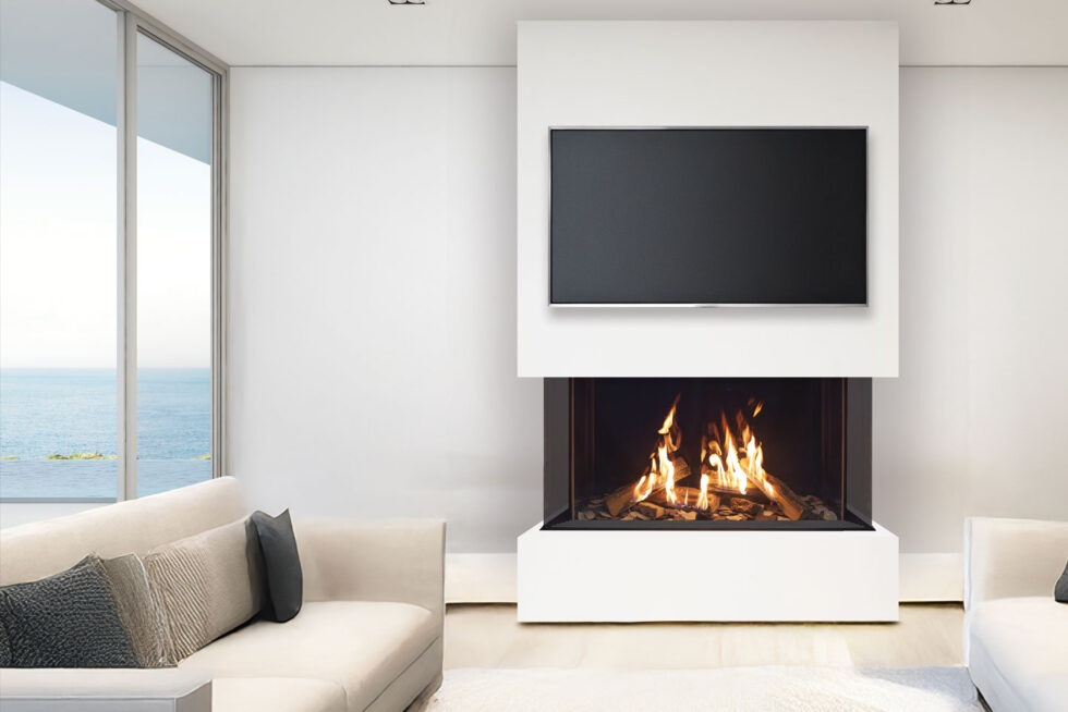 UrbanaFoyer au gaz U50 Tall Ultra Fireplace – Image 2