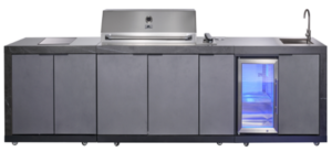 Découvrez la cuisine extérieure Glamour 6 brûleurs à 3 modules : design élégant, performance supérieure et espace de cuisson complet.