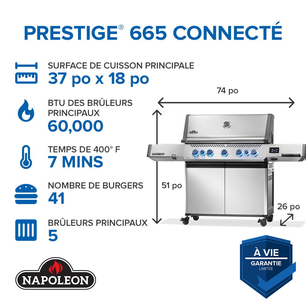 Napoléon BBQ Prestige® 665 connecté RSIB – Image 2