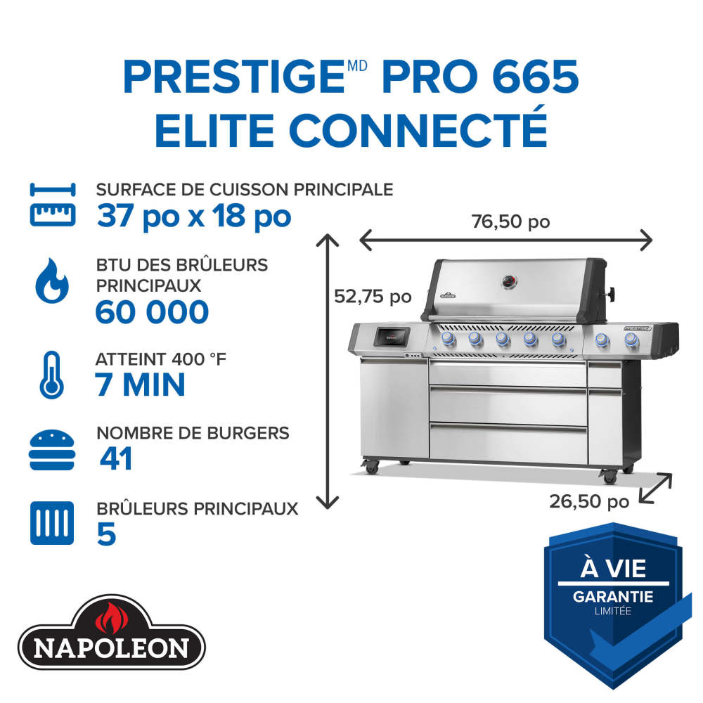 Napoléon BBQ Prestige® PRO 665 Elite – Image 2