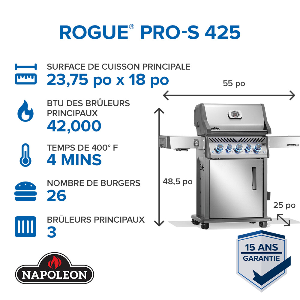 Napoléon BBQ Rogue® PRO-S 425 RSIB – Image 2